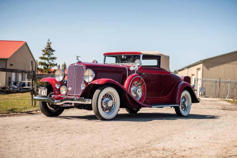  Auburn 8-100A Custom Dual Ratio Cabriolet 1932 года  (фото 29 из 35)